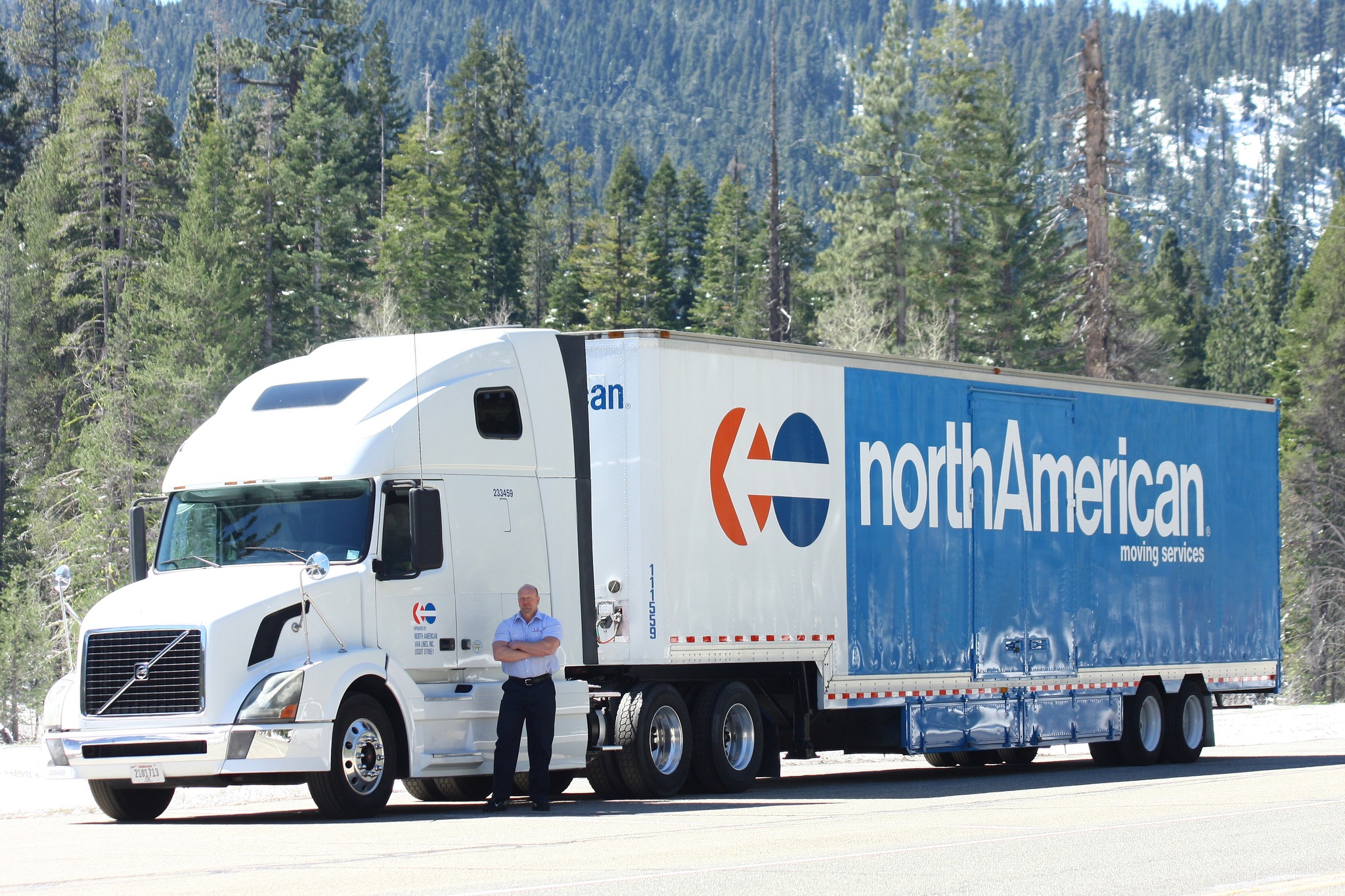 North American Van Lines truck North American Van Lines truck